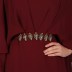 Robe longue cape Garize - violet