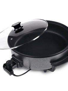 SCHÄFER poêle à pizza électrique multi-pan Party Pan Pan électrique 42X9 cm