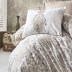 Ensemble de housse de couette 2 personne Cotton box Tamara Ranforce  Beige