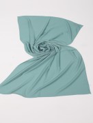 Châle jacquard - turquoise 