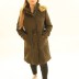 Manteau mi-long simple - kaki
