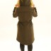 Manteau mi-long simple - kaki