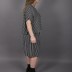 Robe mi - long zébré Estee - noir/blanc