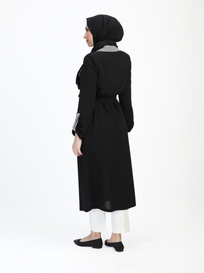 Veste chic à dégradé 8391 - noir