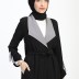 Veste chic à dégradé 8391 - noir