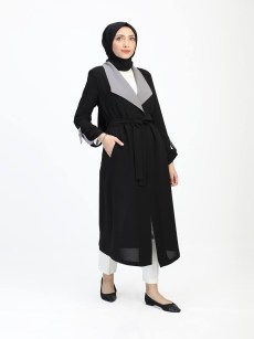 Veste chic à dégradé 8391 - noir