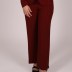 Pantalon à rayure chic Actuel - bordeaux