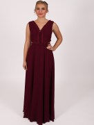 Robe longue sans manches Dans - violet