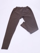 Legging uni -  polaire marron-taille unique 