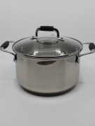 Batterie de cuisine en acier 10 pièces Almina