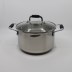 Batterie de cuisine en acier 10 pièces Almina