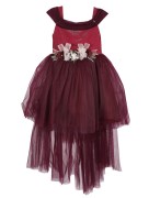 Robe à paillette Monita - bordeaux