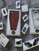 Ensemble de coffre de 11 pièces pour le marié - bordeaux