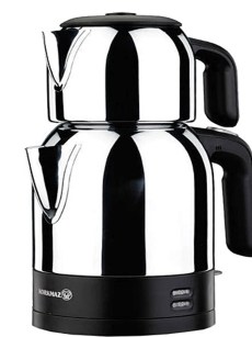 Théière électrique Korkmaz Demkolik Inox - noir A359