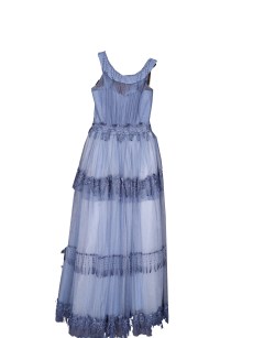 Robe à dentelle Helina's - bleu