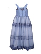 Robe à dentelle Helina's - bleu