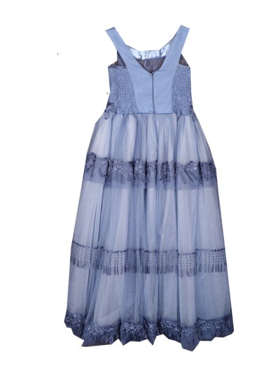 Robe à dentelle Helina's - bleu