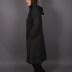 Manteau simple mi-long 5988 - gris