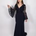 Robe chic à dentelle - bleu marine