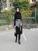 Manteau à détail Kemal aydin - noir