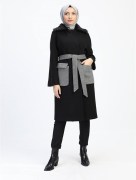 Manteau à détail Kemal aydin - noir