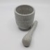 Ensemble de bol de broyage manuel - gris