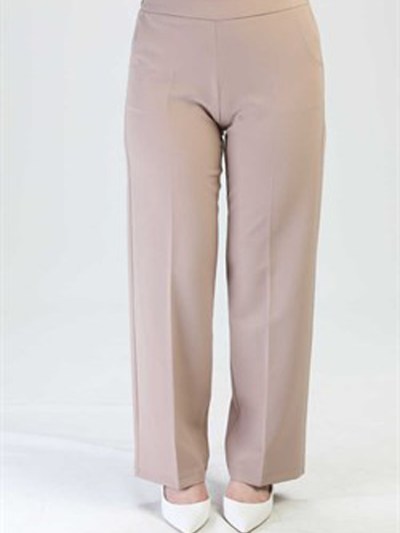Pantalon poche simple - Taupe 