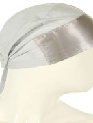 Bonnet satin - gris
