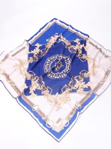 Foulard imprimé Piramit - bleu