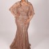 Robe de soirée chic Viore- rose pâle 