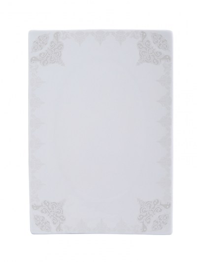 Karaca Fine Bone New Damla Ensemble de dîner carré 60 pièces pour 12 personnes