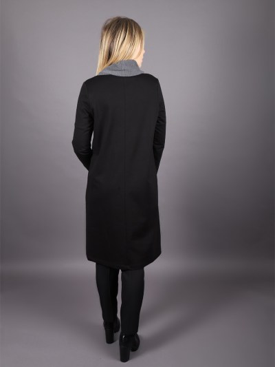 Tunique avec applique en cuir Kemal aydin - gris