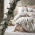 Ensemble de housse de couette 2 personne Cotton box Tamara Ranforce  Beige