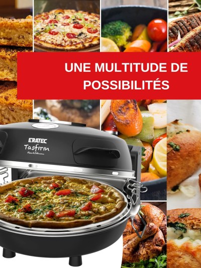 ERATEC - Four en pierre SET PM-27 Noir