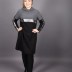 Tunique avec applique en cuir Kemal aydin - gris