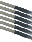 Couteaux dentelé 6 pièces Solingen - noir 