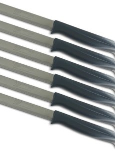 Couteaux dentelé 6 pièces Solingen - noir 