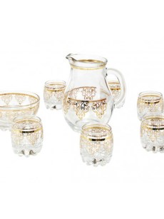 ABKA 101-244 ZemZem set Merve gold (1 + 1 + 6 Pièces)
