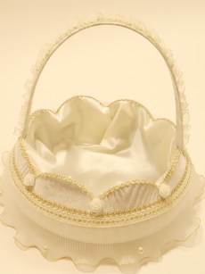 Panier à fleur Henné - blanc 