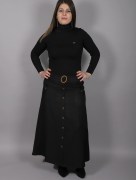 Jupe ceinturé Uzunlar - jean noir
