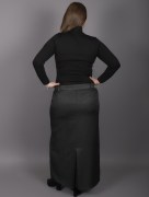 Jupe simple Uzunlar - jean noir