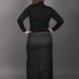 Jupe simple Uzunlar - jean noir