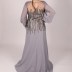 Robe à strass chic - gris