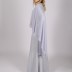 Robe longue cape Loreen -  bleu clair