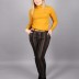 Pantalon chic à rayure - multicolore