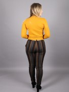 Pantalon chic à rayure - multicolore