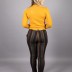 Pantalon chic à rayure - multicolore