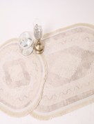 Tapis de bain Ipekce harmony 2 pièces - crème