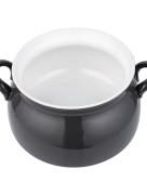 Tajine Almina 6 pièces porcelaine Al-8074 - noir