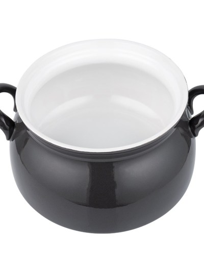 Tajine Almina 6 pièces porcelaine Al-8074 - noir